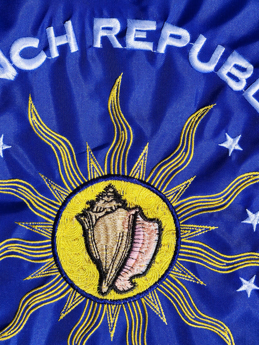 18" high x 12"wide Conch Republic of Key West 100% Nylon Double-Sided Embroidered Garden Flags & Banners