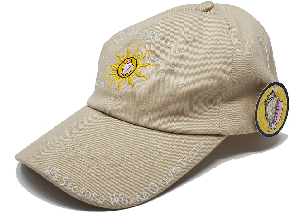 Conch Republic Key West Cap Hat - We Seceded Where Others Failed Embroidered Hat