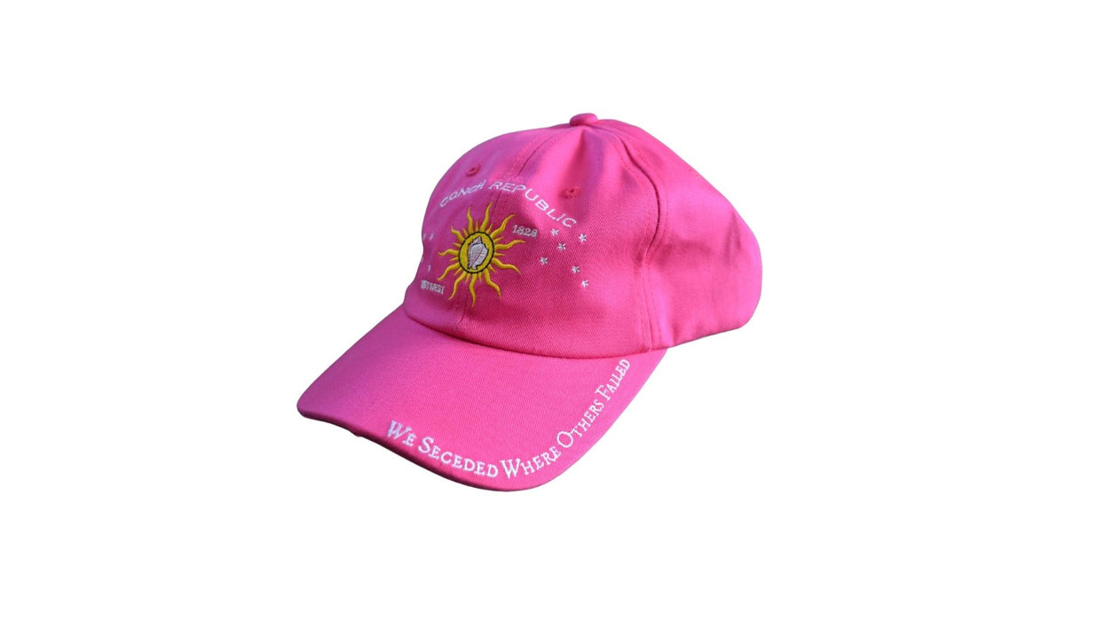 Conch Republic Key West Cap Hat - We Seceded Where Others Failed Embroidered Hat