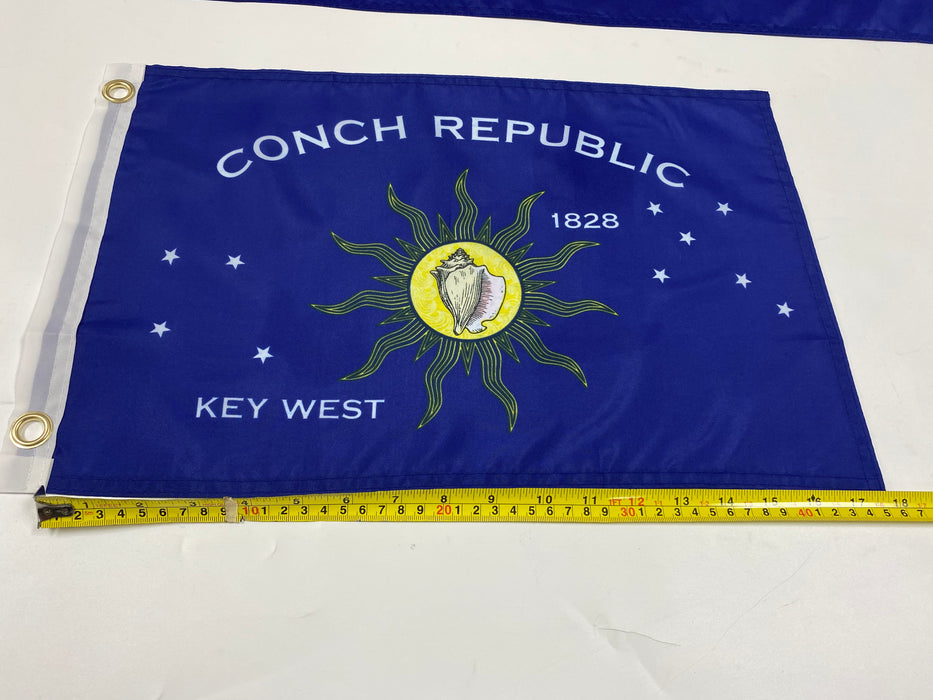 2' x 3' Conch Republic Independence Single-Sided Printed Flag from Key West, Florida - 100% Polyester