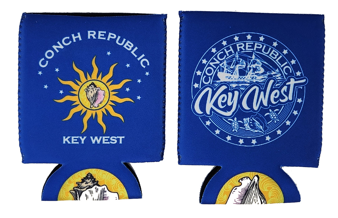 Combination Packages of Conch Republic of Key West and the Florida Keys Insulated Can Huggers Drink Coolers Bottle Jackets