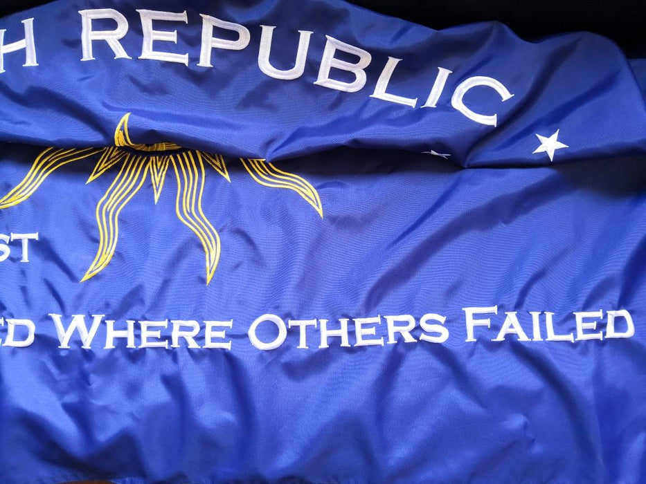 "We Seceded Where Others Failed" 3 ft. x 5 ft. Embroidered Key West Conch Republic Single-Sided Heavy Duty 300D Nylon Flag