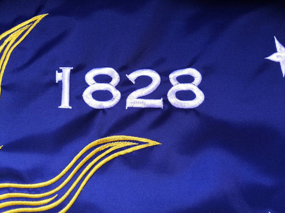 Ceremonial / Parade "We Seceded Where Others Failed"  2 ft. x 3 ft. Embroidered Key West Conch Republic Single-Sided Heavy Duty 100% 300D Nylon Flag
